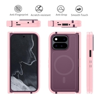 Coque de protection arrière en silicone souple TPU et PC rigide avec étui magnétique pour téléphone portable Google Pixel 11 Pro Fold