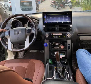 JD-radio multimedia con GPS para coche, radio con reproductor dvd, diseño <span class=keywords><strong>LX</strong></span>, Interior, Android, para Toyota PRADO 2010, 2014, 2018, novedad - Product Image 5