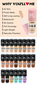 <span class=keywords><strong>Corrector</strong></span> de Color y Maquillaje Vegano Mineral de Larga Duración, Resistente al Agua, 24H, Cobertura Total, 22 Colores, Marca Privada - Product Image 4