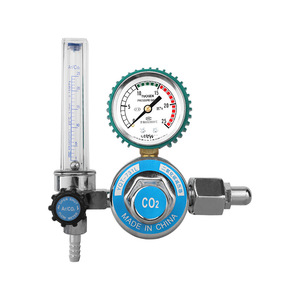 ตัวปรับแรงดัน Co2 ของ Tuosen 0.3Mpa อลูมิเนียมอัลลอยพร้อมเกจวัดสำหรับงานเชื่อม - Product Image 4