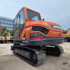 Miniexcavadoras Usadas en Buen Estado, Doosan DX75 con Acoplador Rápido y Motor con Certificación CE, Miniexcavadora Usada Doosan DX75 DX60 DX55 DX35 - Product Image 3