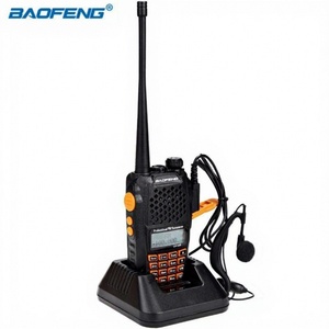 Walkie Talkie Baofeng UV-6R de 5W de Largo Alcance, Radio de Banda Dual UHF VHF, Transceptor Inalámbrico de Mano - Product Image 1