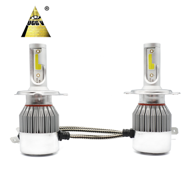 C6 36W LED Headlight Bulbs 6000K White 3800LM COB Chips IP68 Waterproof Plug Play Car Truck Conversion Kit H4 H7 H11 9005 New