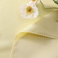 Serviette de table en coton mélangé à bords festonnés, faite à la main, moderne, 48x48cm, pour hôtel, restaurant, mariage, décoration de table, vente en gros