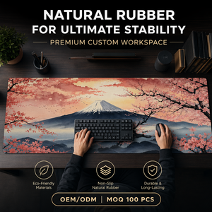Custom Rubber Mousepad XXL <strong>Gaming</strong> <strong>Desk</strong> <strong>Mat</strong> Waterproof Polyester Fabric <strong>Gaming</strong> Pad Sublimation Mouse Pad Customizable Mouse <strong>Mat</strong> - Product Image 3