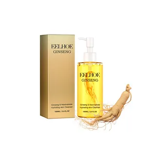Organic Niacinamide Skin Cleansing Gentle Pores Deep Cleansing Ginseng Face Cleanser Easy Rinse Foaming Ginseng Facial Cleanser