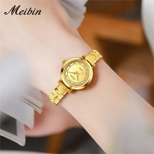 Montre à quartz ronde pour femme, élégante et simple, avec résistance à l'eau - Product Image 5