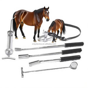 Kit dentaire équin professionnel avec ouvre-bouche McPherson, spéculum, jeu de râpes, miroir, seringue - Product Image 2