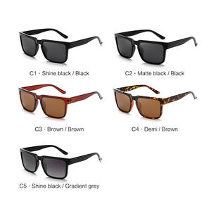 Gafas de Sol Unisex Tr90 con Marco Negro, Lentes TAC Polarizadas con Protección UV400, Ligeras, Estilo Urbano, Tipo 3 - Product Image 2