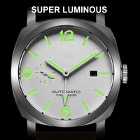 Montre GMT Mécanique de Luxe pour Homme, Création de Designer Italien, Édition Limitée Sportive Plongeur Étanche à 100 Mètres