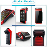 Terminal Punto de Venta Android 11 con NFC de 5.5 Pulgadas para Kioscos de Pago, Terminal de Transporte Público, con Impresora Z100