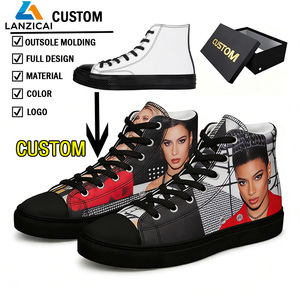<span class=keywords><strong>Zapatillas</strong></span> de Lona Unisex de Caña Alta, con Logotipo Personalizado, Color OEM/ODM, Ligeras, Acolchadas, Modernas, para Hombre - Product Image 1
