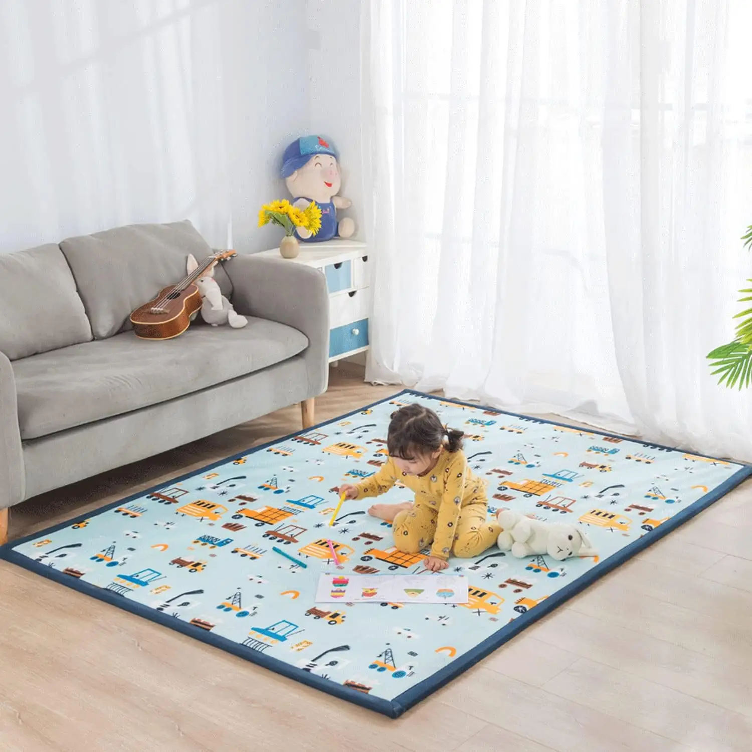 FMT personalizzato Extra Large tappeto Tatami giapponese tappetino muscolare Memory Foam 35mm di spessore con moquette