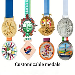 Ensemble de médailles de cricket personnalisées à prix abordable |   Médailles de récompense pour tournois de cricket en or/argent/cuivre, <span class=keywords><strong>vente</strong></span> en gros d'usine, avec logo personnalisé - Product Image 5