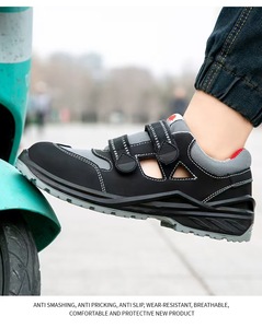 Prezzo all'ingrosso a buon mercato stile Casual mugnaio scarpe di sicurezza in acciaio pelle scamosciata resistente con funzione antiscivolo per la Malesia - Product Image 3