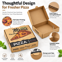 Boîte d'emballage pour pizza personnalisée 6 pouces 8 pouces, boîte d'emballage pour pâtisserie en papier ondulé épaissi respectueux de l'environnement