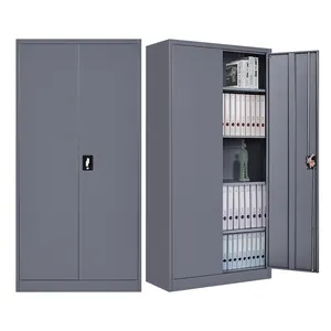 Metal Filing Cabinets Wholesale Hot Sale Customized Steel Cupboard Full Height Metal File Documents Storage Office Cupboards Filing Cabinet