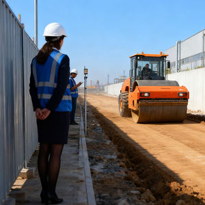 Promenade automotrice à tambour unique de 330kg derrière le mini rouleau de route de compacteur - Product Image 1