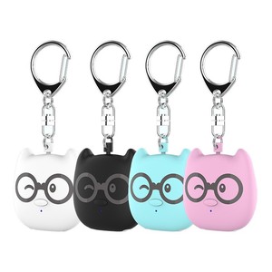 Nuevo Llavero de Seguridad con Forma de Búho, Mini Alarma Personal Recargable por USB, Anti-lobo, para Mujeres - Product Image 1