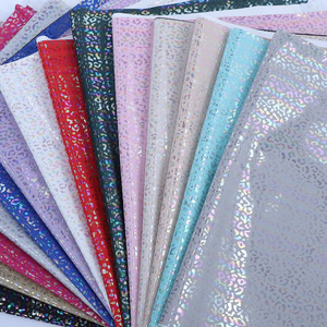 Factory Direct Metallic Gradual Pearlized Leopard Rexine Upholstery <strong>PU</strong> Faux Printed Synthetic <strong>Leather</strong> for <strong>Leather</strong> Product Bags - Product Image 2