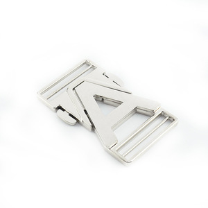 Zinc Alloy Side Release Buckle 40mm Inner Diameter Durable For Bags Adjustable <b>Webbing</b> Backpack Metal Buckles - Product Image 3