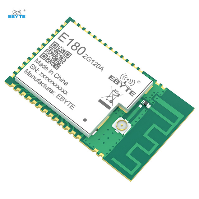 Ebyte ODM E180-ZG120A I/O Interface 20dBm UART Serial Port 2.4GHz Zigbee 3.0 Module EFR32 Chip ZigBee Wireless Module