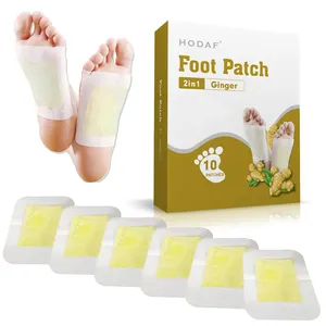 Оптовая продажа от производителя, 2 в 1, очищающие подушечки для ног с натуральными ингредиентами, травяной пластырь для ног