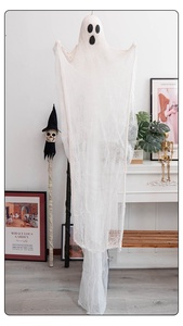 Decoración de Halloween para Puerta, Casa Embrujada, Fantasma Blanco Colgante, Demonio, Uso Interior, Materiales Mixtos, Sensor Eléctrico, Batería - Product Image 3
