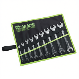Fasano <b>Tools</b> 10-Piece Metric Combination Wrench Set In <b>Roll</b>-Up Case For Auto Repair - Product Image 2
