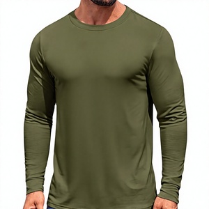 เสื้อสเวตเชิ้ตผู้ชายผ้าฝ้ายฟลีซ 100% สำหรับฤดูใบไม้ร่วง ขายส่ง OEM ส่งออก คุณภาพดีที่สุด รับทำโลโก้ แขนยาว สีพื้น แบบลำลอง มีซับใน - Product Image 2
