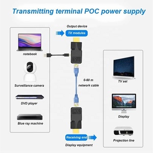 Xput bán buôn màu đen siêu HD 1080P <span class=keywords><strong>HDMI</strong></span> 60M <span class=keywords><strong>Extender</strong></span> lên đến 196ft/60M 196ft 60m trên đơn cat5e/6 mở rộng - Product Image 6