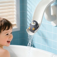Mainan Mandi Anak Konig Kids 6pcs Bentuk Bebek, Perlengkapan Bermain Air dengan Jaring Ikan, Alat Semprot Air Karet, Set Mainan Bak Mandi yang Menyenangkan