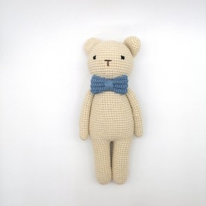 Jouets en peluche lapin en tissu de coton 100% faits à la main, jouets en crochet tricotés à la main pour bébé, amigurumi fascinant, <span class=keywords><strong>doudou</strong></span> doux pour 0-24 mois, 2-4 ans - Product Image 6