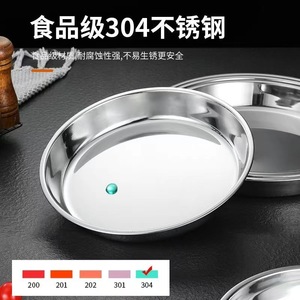304 Stainless Steel Round Cake <b>Pan</b> <b>Large</b> Size Double Ears For Steaming Rice Cakes And Layered Cakes Hotel Food Use - Product Image 3