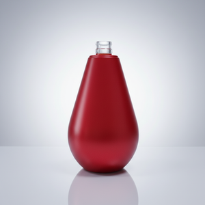 Botella de Vidrio Redonda de 500 ml para Licor, Color Rojo, para Brandy o Ron - Product Image 1
