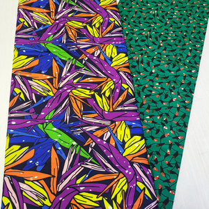 アフリカンファッション花プリントコットンジャージー生地テキスタイルアンカラバティック環境にやさしい中重量 - Product Image 5