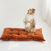 Coussin pour chien en velours côtelé de luxe, fabriqué sur mesure par le fabricant, matelas confortable pour chien et chat, pour intérieur