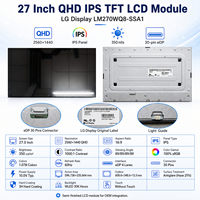 Hochauflösendes TFT LCD Modul 27 Zoll QHD IPS LM270WQ8-SSA1 LCD Monitor Panel EDP 30 Pin für Display-Integration