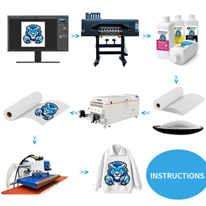 CE Approved Wholesale Automatic A1 Size 6ocm Width DTF <strong>Printer</strong> <strong>White</strong> Ink Circulation System 60cm DTF <strong>Printer</strong> with Shaker - Product Image 5
