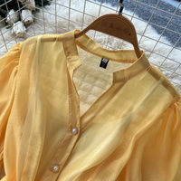 Robe longue à col en V et manches courtes imprimé floral pour femme, taille naturelle, respirante, écologique, coupe ample, été 2026