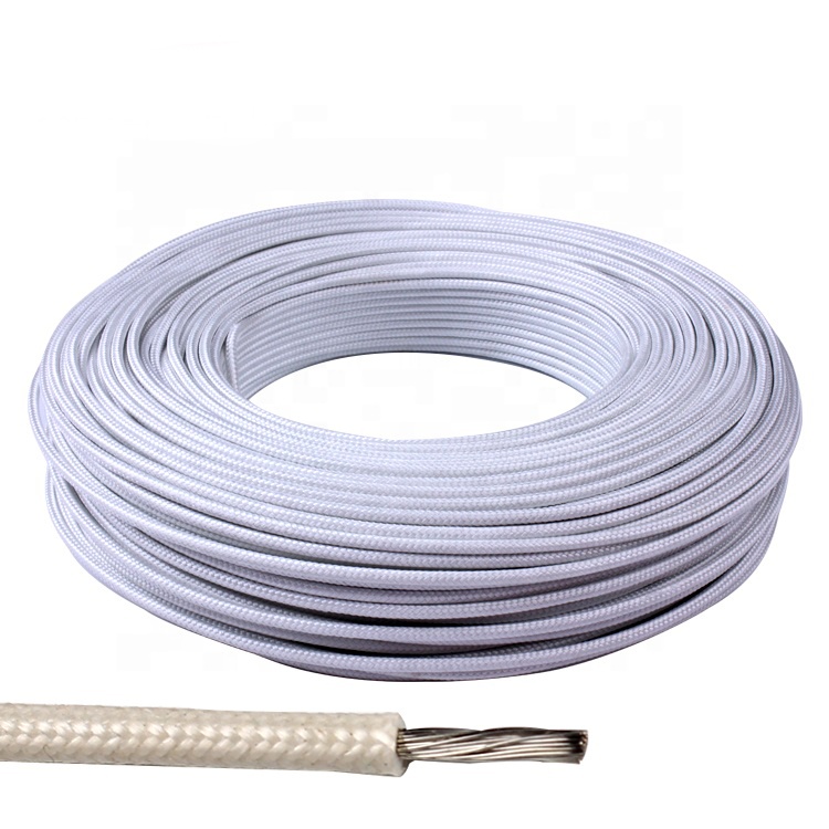 6awg 8awg سيليكون العزل كابل سلك جديلة الألياف الزجاجية سخان سلك وصل