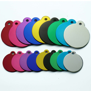Factory Directly Various Colors Anodized Aluminium Round Disk <strong>Pet</strong> <strong>Name</strong> ID <strong>Tags</strong> - Product Image 4