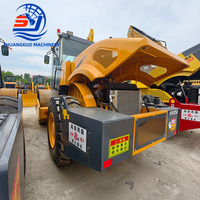 Rouleau Vibratoire d'Occasion XS123J de 12 Tonnes pour la Fondation Routière et le Compactage du Sol – Engin de Construction Lourd
