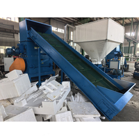 Machine à broyer les boîtes en mousse EPS, broyeur de feuilles de mousse pour transformer en billes EPS