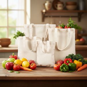 Sac en toile blanc personnalisable avec logo, à porter à l'épaule, pour peinture graffiti et flocage DIY, vente en gros du fabricant - Product Image 1