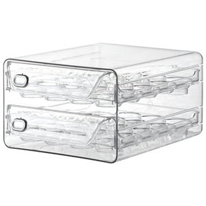 Egg <b>Storage</b> <b>Box</b> Refrigerator <b>Drawer</b> Type Multi Compartment With Lid Airtight Kitchen Shockproof Egg Holder - Product Image 4
