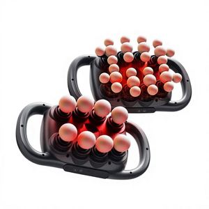 Masseur fascial sans fil rechargeable à têtes multiples pour le corps entier, vitesse réglable avec fonction musicale pour la relaxation musculaire - Product Image 1