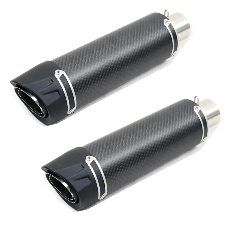 51 мм выхлопная труба для мотоцикла из углеродного волокна, глушитель для выхлопных газов для MT07, MT09, MT05, Z750, Z800, Z900, Z1000, FZ1, K6, K7, K8, ninja650