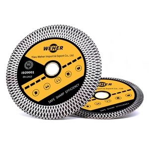 شفرة منشار ماسية توربينية WEHER مقاس 4.5 بوصة للقطع والطحن، قرص قطع للسيراميك والبورسلين والجرانيت والرخام - Product Image 5