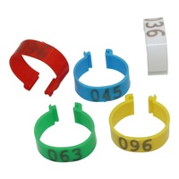 Anillo de clip digital para aves de corral, diámetro interior, 2,5 cm, Anillo de pie Digital de ganso y pato de pollo, de 30 cm